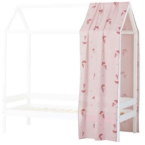 Hoppekids Hausbett-Vorhang 70x160 cm Ole Lukoie ¦ rot ¦ Maße (cm): B: 65 H: 190