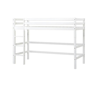 Hoppekids Hochbett  Eco Dream ¦ weiß ¦ Maße (cm): B: 101 H: 145
