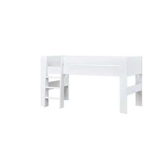 Hoppekids Hochbett Steens for Kids ¦ weiß ¦ Maße (cm): B: 110 H: 113