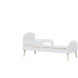 Hoppekids Kinderbett  Blend ¦ weiß ¦ Maße (cm): B: 76 H: 78