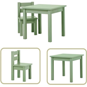 Kindersitzgruppe HOPPEKIDS MADS Kindersitzgruppe Sitzmöbel-Sets grün Baby Kinder Sitzgruppen in vielen Farben, mit einem Stuhl