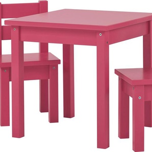 Kindersitzgruppe HOPPEKIDS MADS Kindersitzgruppe Sitzmöbel-Sets pink Baby Kinder Sitzgruppen in vielen Farben, mit vier Stühlen