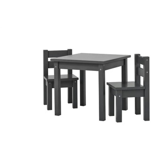 Hoppekids Sitzgruppe 3er-Set - grau - Materialmix - 28 cm - 50 cm | Möbel Kraft