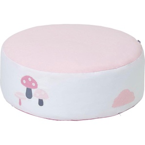 Sitzsack HOPPEKIDS «Eule» Sitzsäcke Gr. B/H/T: 75 cm x 23 cm x 75 cm, rosa Baby Kinderzimmerdekoration Sessel Sitzsack Sitzsäcke Durchmesser 75cm Bezug abnehmbar