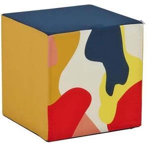 Hoppekids Sitzwürfel - mehrfarbig - Materialmix - 40 cm - 40 cm | Möbel Kraft