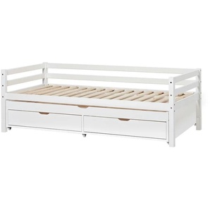 Hoppekids Tagesbett Eco Dream ¦ weiß ¦ Maße (cm): B: 98 H: 71