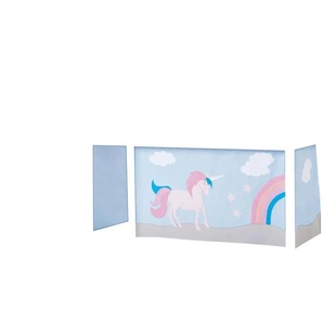 Hoppekids Vorhang für Spielbett 70x160 Unicorn ¦ mehrfarbig ¦ Maße (cm): B: 300 H: 72