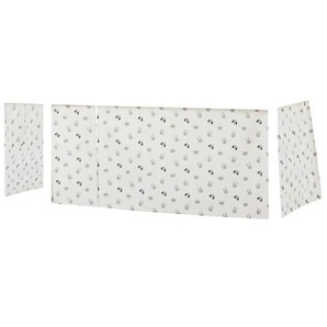 Hoppekids Vorhang für Spielbett 90x200  Pets ¦ beige ¦ Maße (cm): B: 380 H: 72