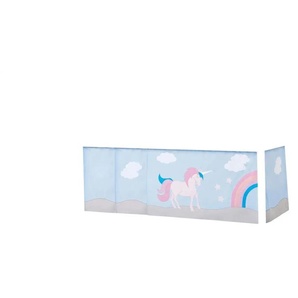 Hoppekids Vorhang für Spielbett 90x200  Unicorn ¦ mehrfarbig ¦ Maße (cm): B: 380 H: 72