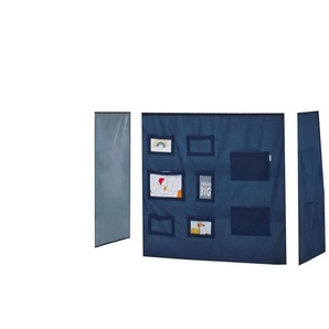 Hoppekids Vorhang Mittelhochbett 70x160  Creator ¦ blau ¦ Maße (cm): B: 300 H: 108