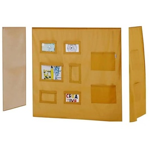 Hoppekids Vorhang Mittelhochbett 70x160 Creator ¦ gelb ¦ Maße (cm): B: 300 H: 108