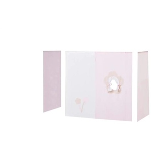 Hoppekids Vorhang Mittelhochbett 70x160 - rosa/pink - Materialmix - 300 cm - 108 cm | Möbel Kraft