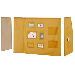 Hoppekids Vorhang Mittelhochbett 90x200  Creator ¦ gelb ¦ Maße (cm): B: 380 H: 108