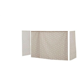 Hoppekids Vorhang Mittelhochbett 90x200 Pets ¦ grau ¦ Maße (cm): B: 380 H: 108