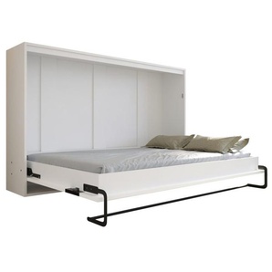 Horizontal einziehbares Bett, Matratzenmaß 120 x 200, Farbe Mattweiß