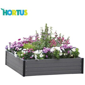HORTUS Raised garden bed WPC 24 x 110 x 110 cm