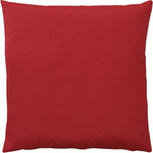Kissenhülle HOSSNER - HOMECOLLECTION 322 Ventura Kissenbezüge Gr. B/L: 40 cm x 60 cm, 2 St., Baumwolle-Polyester, rot Kissenbezüge uni