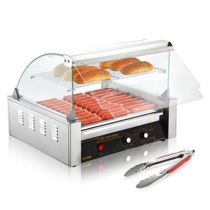 Hot Dog Maker Hot Dog Grill Hotdog Rollen Grill Edelstahl 11 Rollen 2,2kW GDSKCJ111800W4V4JV2