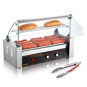 Hot Dog Maker Hot Dog Grill Hotdog Rollen Grill Edelstahl 5 Rollen 1kW GDSKCJG51000WXLEYV2
