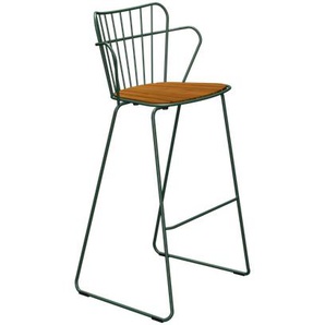 HOUE PAON Barstuhl Bambus/Stahlgestell