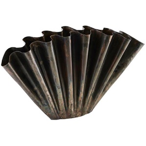 House Doctor FLOOD Vase - antik-braun - L/B/H 53,4x11x30 cm