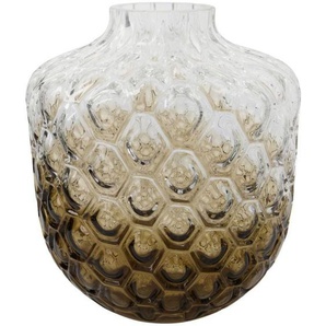 House Doctor Vase Art Deco - Braun - Ø 24 cm - Höhe 31 cm