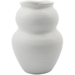House Doctor Vase Juno L - Weiß - Ø 17 cm - Höhe 22,5 cm