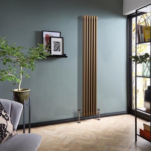 Hudson Reed Gliederheizkörper - (2-säulig) - Vertikal 1800mm x 290mm | Metallische Bronze - Regent