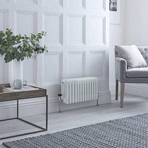 Traditioneller Gliederheizkörper (4-Säulen) Horizontal | 300mm x 605mm  - Weiß - Regent