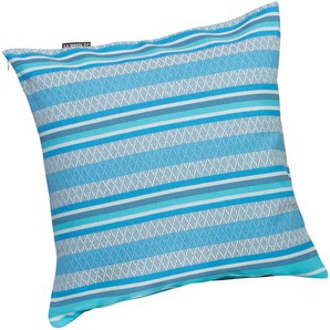 Hülle für Hängematten-Kissen, Cariño Azure, 50 x 50 cm, aus Bio Baumwolle, von La Siesta