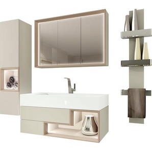 hülsta Badmöbel-Set Tetrim, (Set, 4-St), Breite 218,2 cm. Liefer- und Montageservice durch hülsta Monteure