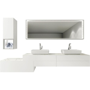 hülsta Badmöbel-Set Tetrim, (Set, 4-St), Breite 282,6 cm. Liefer- und Montageservice durch hülsta Monteure