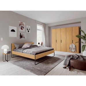 hülsta Schlafzimmer Neo, Eiche, furniert, 6 Fächer, 180x200 cm, Blauer Engel, Goldenes M, Made in Germany, Dgm, erweiterbar, Typenauswahl, Beimöbel erhältlich, in verschiedenen Holzdekoren erhältlich,in erhältlich,Typenauswahl, Holz-Dekoren erhältlich,