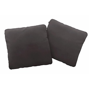 Dekokissen HÜLSTA SOFA hs.480 Dekokissen_Sitzkissen_Kissenhüllen Gr. B/L: 60 cm x 60 cm, 1 St., Leder, grau (graubraun, unifarben) Dekokissen uni wahlweise in Stoff oder Leder, drei Größen