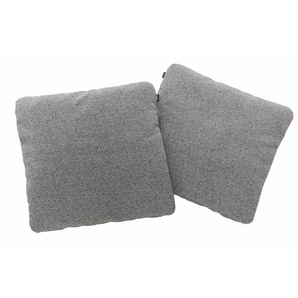 Dekokissen HÜLSTA SOFA hs.480 Dekokissen_Sitzkissen_Kissenhüllen Gr. B/L: 60 cm x 60 cm, 1 St., Polyester, grau (lichtgrau, unifarben) Deko-Kissen Sofa-Zubehör Dekokissen uni Kopfkissen wahlweise in Stoff oder Leder, drei Größen