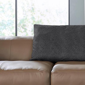 Rückenkissen HÜLSTA SOFA hs.432 Funktionskissen schwarz Nackenrolle Sofa-Zubehör Dekokissen Funktionskissen mit Rolle wahlweise in Stoff oder Leder
