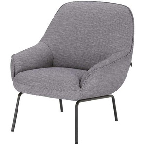 hülsta Sofa Sessel aus Flachgewebe HS 482 ¦ lila/violett ¦ Maße (cm): B: 76 H: 83 T: 83