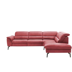Hukla Ecksofa  Luisa ¦ rot ¦ Maße (cm): B: 298 H: 106 T: 258.0