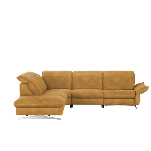 Hukla Ecksofa  Michelle ¦ gelb ¦ Maße (cm): B: 292 H: 81 T: 258.0