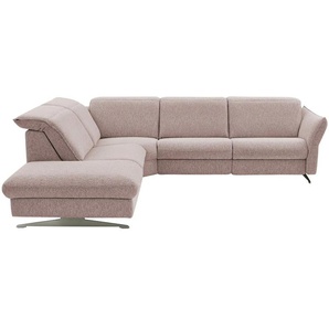 Hukla Ecksofa Mikrofaser Michelle - rosa/pink - Materialmix - 292 cm - 99 cm - cm 258,0 | Möbel Kraft