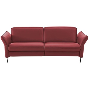 Hukla Einzelsofa  Anna ¦ rot ¦ Maße (cm): B: 222 H: 106 T: 108.0