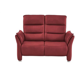Hukla Einzelsofa Echtleder Corina ¦ rot ¦ Maße (cm): B: 146 H: 112 T: 90.0
