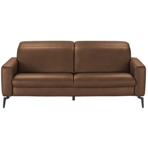Hukla Einzelsofa  Jona ¦ braun ¦ Maße (cm): B: 214 H: 88 T: 105.0