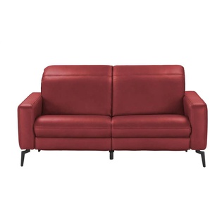 Hukla Einzelsofa Jona - rot - Materialmix - 186 cm - 88 cm - cm 124,0 | Möbel Kraft