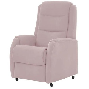 Hukla Fernsehsessel auf Rollen Max ¦ rosa/pink ¦ Maße (cm): B: 72 H: 109 T: 82.0