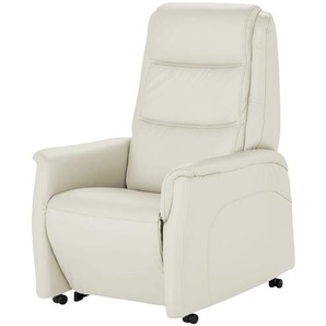 Hukla Fernsehsessel   Dean - weiß - Materialmix - 70 cm - 107 cm - 88 cm | Möbel Kraft