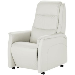 Hukla Fernsehsessel   Dean - weiß - Materialmix - 70 cm - 109 cm - 88 cm | Möbel Kraft