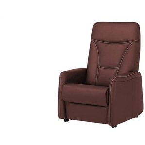 Hukla Fernsehsessel Manuel XL - rot - Materialmix - 84 cm - 108 cm - cm 90,0 | Möbel Kraft