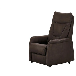 Hukla Fernsehsessel Mikrofaser - braun - Materialmix - 78 cm - 108 cm - cm 90,0 | Möbel Kraft