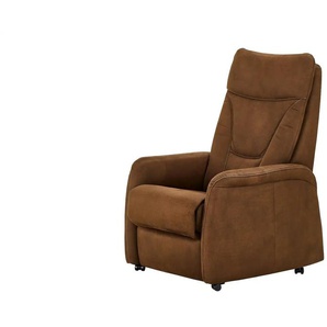 Hukla Fernsehsessel Mikrofaser - braun - Materialmix - 78 cm - 108 cm - cm 90,0 | Möbel Kraft